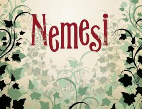 Sulla copertina di Nemesi di Agatha Christie c'è l'illustrazione di un'edera rampicante