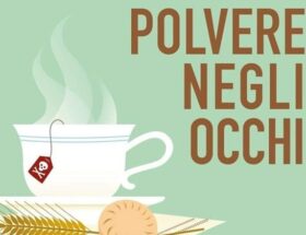 Sulla copertina di Polvere negli occhi di Agatha Christie c'è il disegno di una tazza di tè da cui esce il cordoncino dell'infusore, su cui è rappresentato il teschio della morta, e due spighe di segale