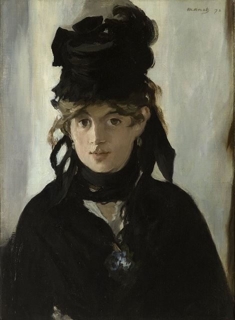 Édouard Manet, Berthe Morisot con un mazzo di violette Édouard Manet, Berthe Morisot con un mazzo di violette