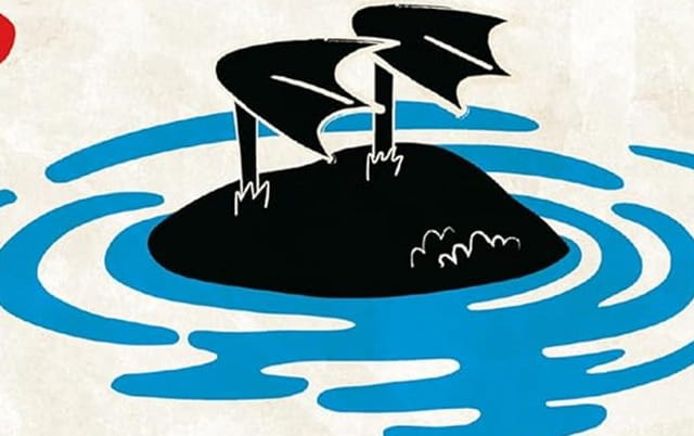 Sulla copertina de La morte bussa a Marlow di Robert Thorogood c'è un'illustrazione molto essenziale che ritrae le zampe e il sedere di una papera morta emergere dall'acqua